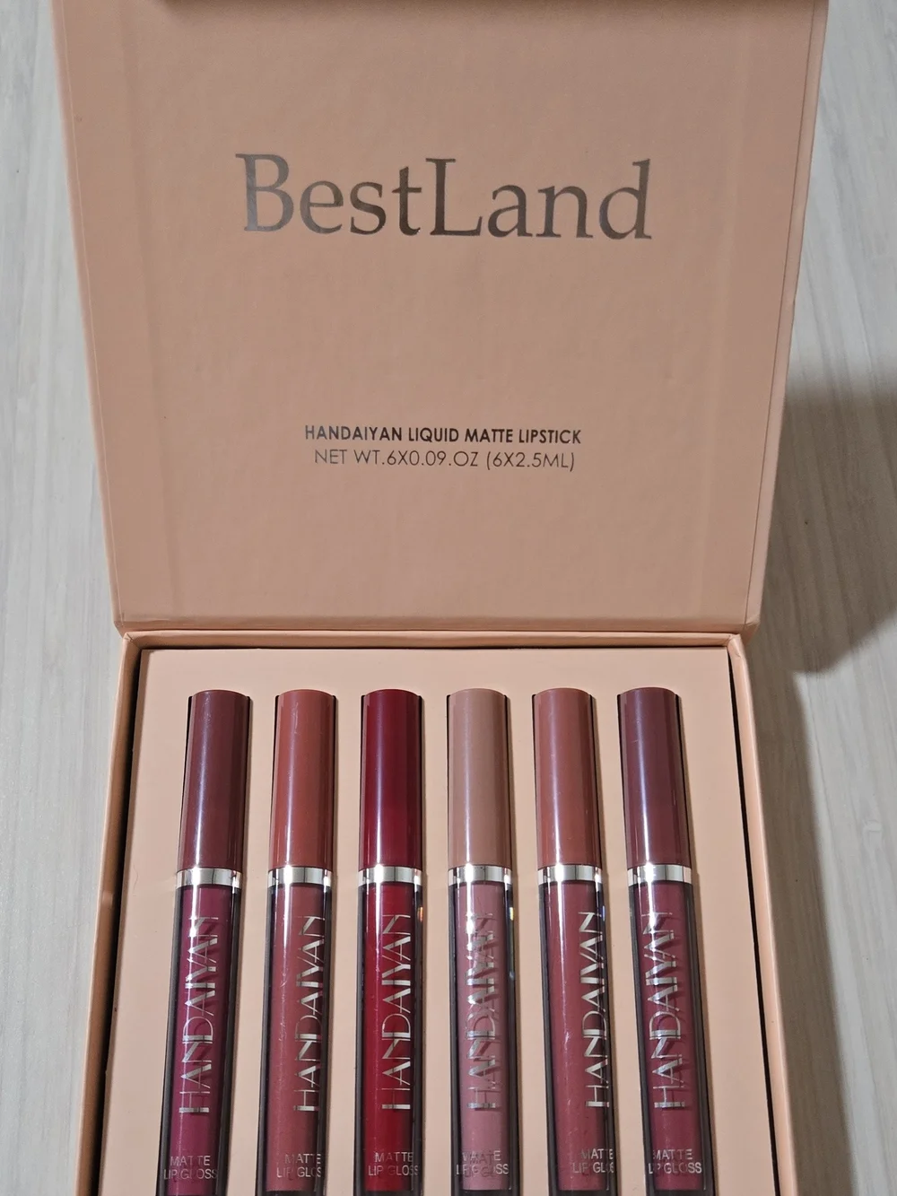 Handaiyan Liquid Matte Lipstick Set - Mauve & Pink Shades